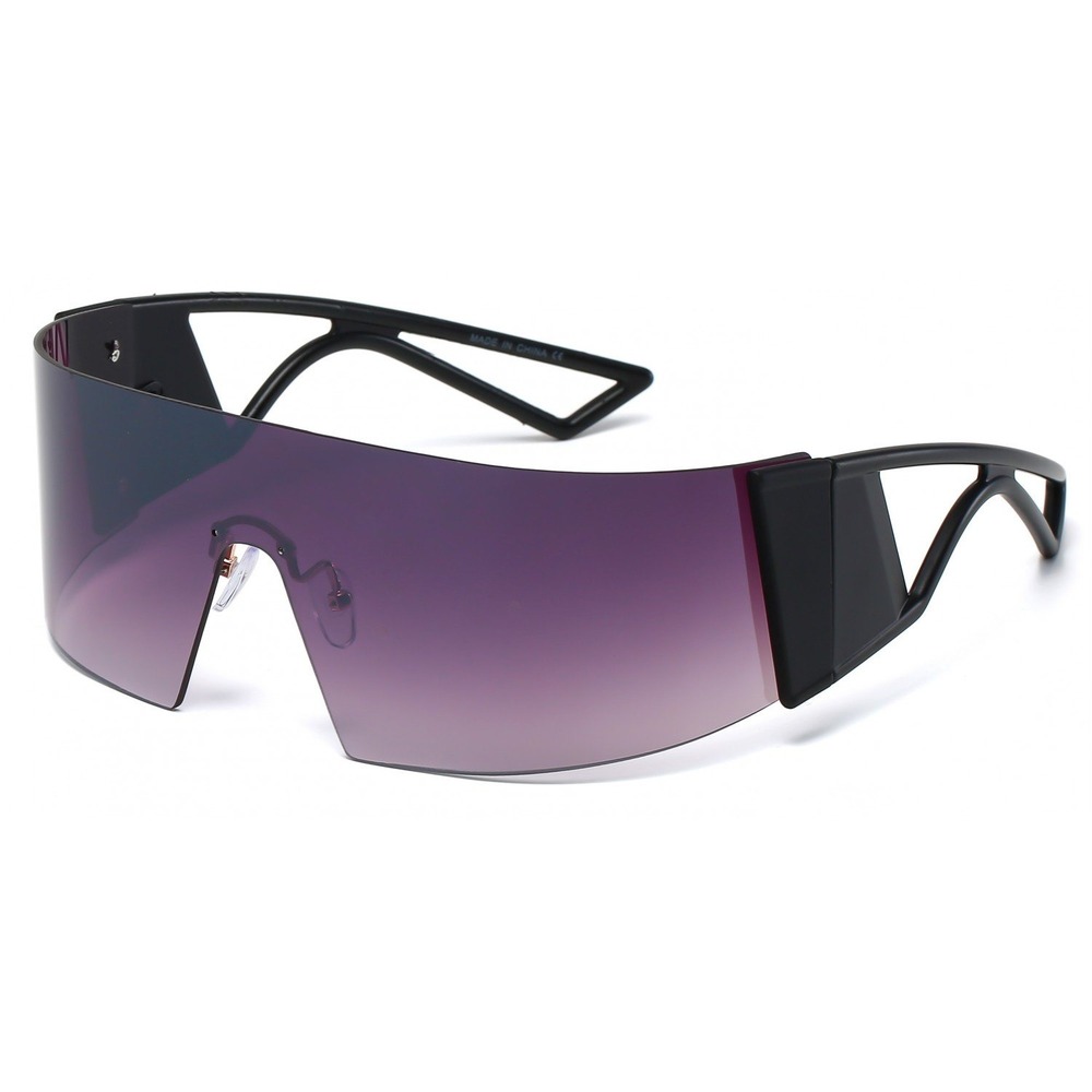 Women‎ Sunglasses Fashion Designer Luxury Visor Futuristic Cyclops Sport Lentes
